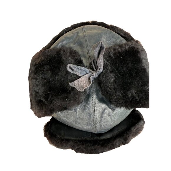 Soviet Russia Authentic Original Winter Hat Black New - Picture 3 of 15